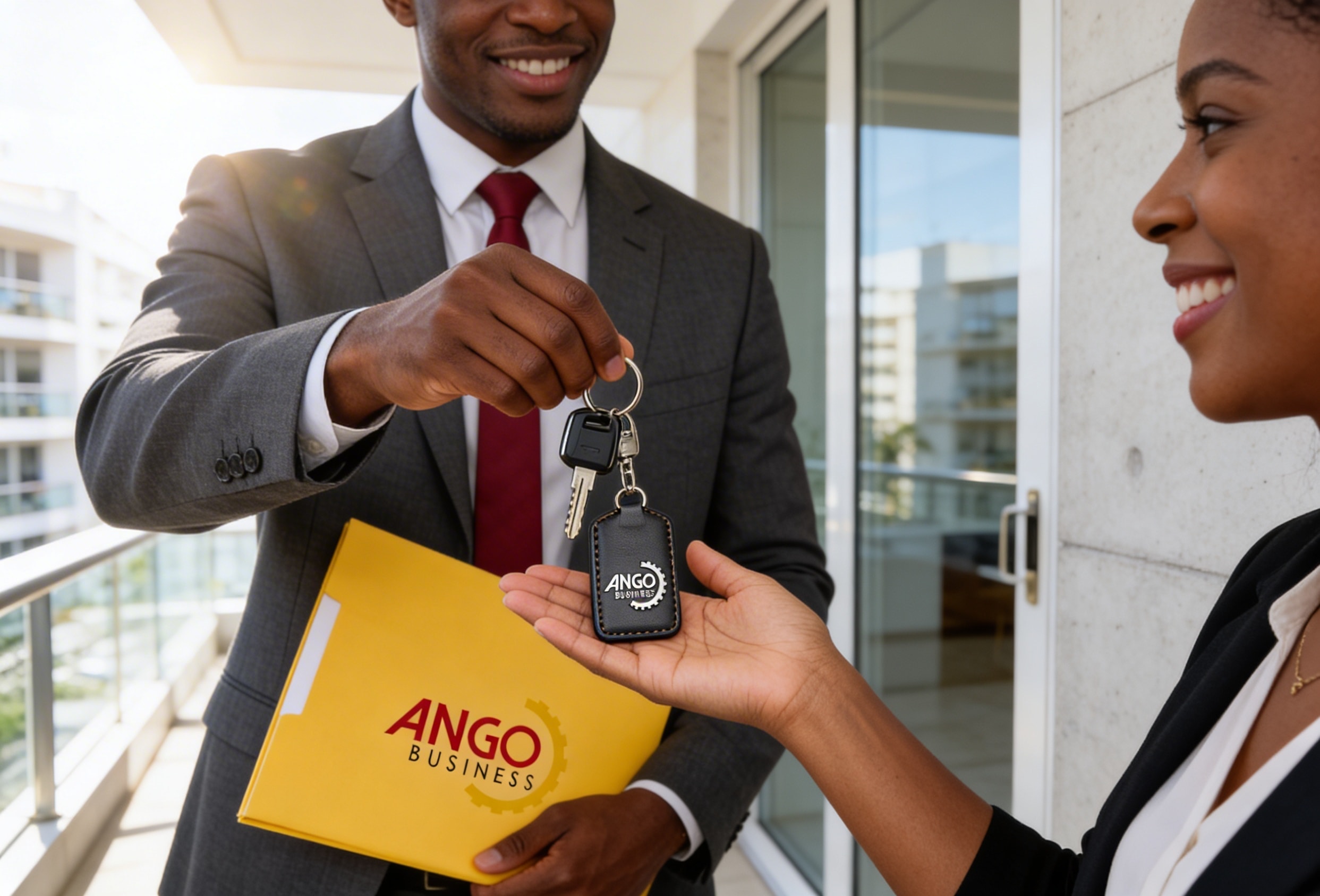 Transação imobiliária segura em Luanda